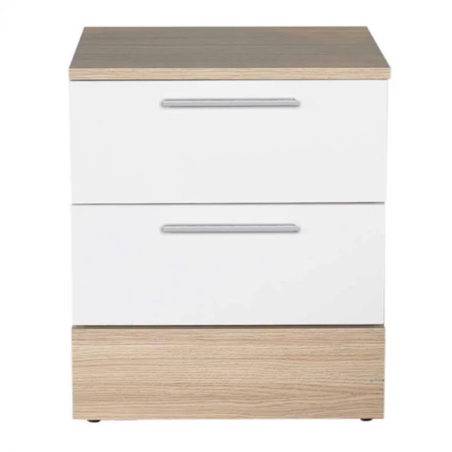 Κομοδίνo Base Megapap σε χρώμα λευκό - sonoma 45x40x52εκ. Κομοδίνo Base Megapap σε χρώμα λευκό - sonoma 45x40x52εκ.