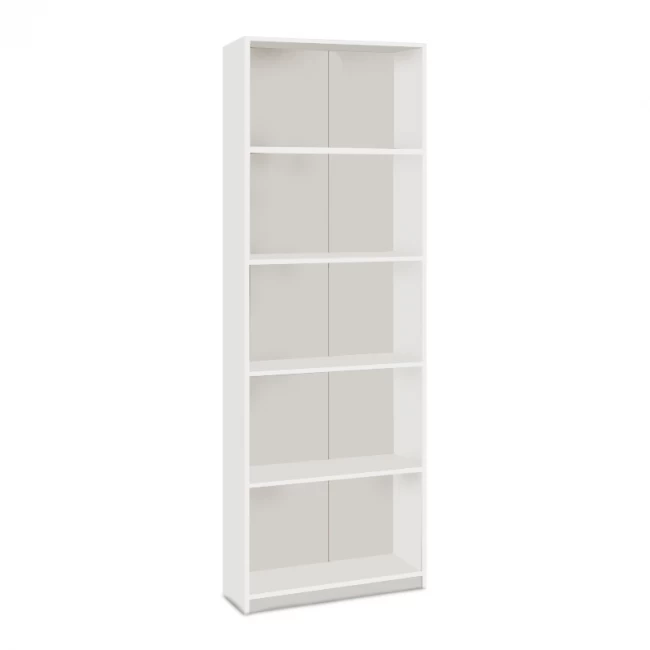 Βιβλιοθήκη μελαμίνης Max Megapap σε χρώμα λευκό 58x23x170εκ. Βιβλιοθήκη μελαμίνης Max Megapap σε χρώμα λευκό 58x23x170εκ.