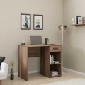 Γραφείο εργασίας Concept Megapap από μελαμίνη σε χρώμα καρυδί 90x52x75εκ. Γραφείο εργασίας Concept Megapap από μελαμίνη σε χρώμα καρυδί 90x52x75εκ.