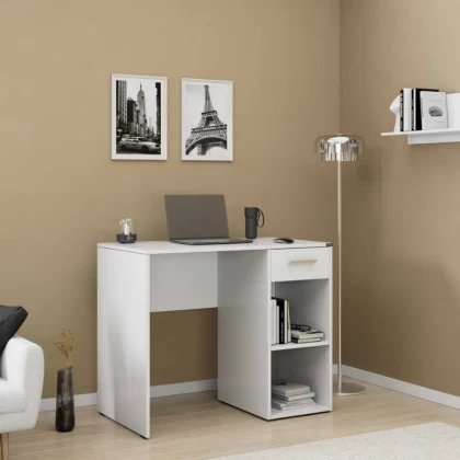 Γραφείο εργασίας Concept Pc Megapap χρώμα λευκό 90x52x75εκ. Γραφείο εργασίας Concept Pc Megapap χρώμα λευκό 90x52x75εκ.
