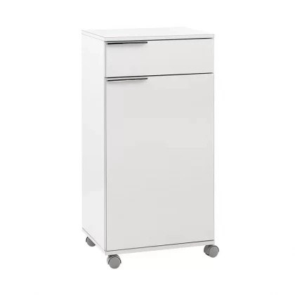 Ντουλάπι Diamond Megapap τροχήλατο χρώμα λευκό 50x40x100εκ. Ντουλάπι Diamond Megapap τροχήλατο χρώμα λευκό 50x40x100εκ.