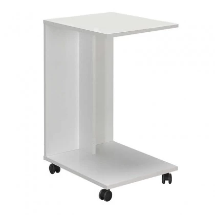 Βοηθητικό τραπέζι C-Shaped Megapap χρώμα λευκό 35x45x65εκ. Βοηθητικό τραπέζι C-Shaped Megapap χρώμα λευκό 35x45x65εκ.