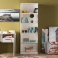 Βιβλιοθήκη μελαμίνης Max Megapap χρώμα λευκό 64x26x182εκ. Βιβλιοθήκη μελαμίνης Max Megapap χρώμα λευκό 64x26x182εκ.