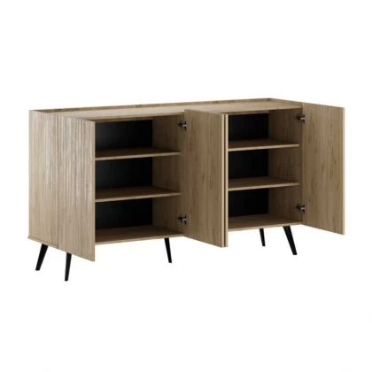 Μπουφές Luna Megapap χρώμα florida oak 180x43x100εκ. Μπουφές Luna Megapap χρώμα florida oak 180x43x100εκ.
