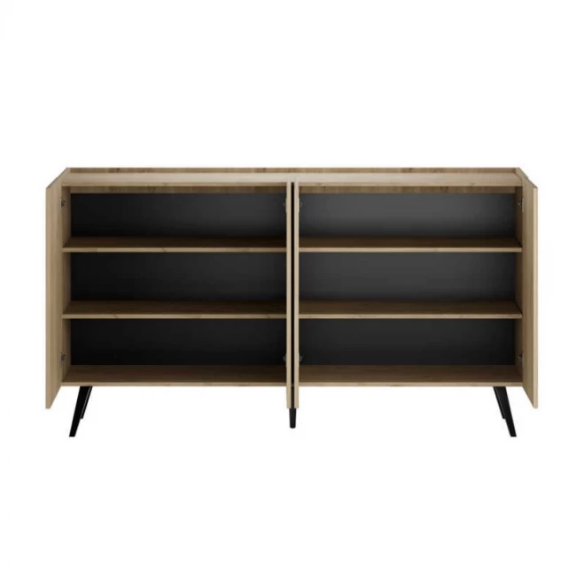 Μπουφές Luna Megapap χρώμα florida oak 180x43x100εκ.
