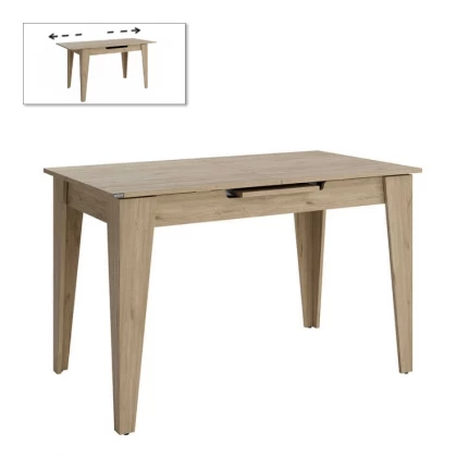 Τραπέζι Trendline Megapap επεκτεινόμενο χρώμα oak 120/150x70x75εκ. Τραπέζι Trendline Megapap επεκτεινόμενο χρώμα oak 120/150x70x75εκ.