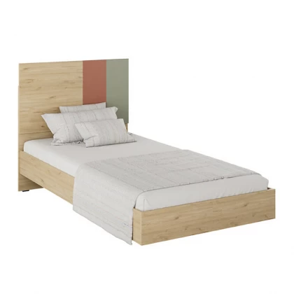 Κρεβάτι Terra Megapap χρώμα florida oak 100x200εκ. Κρεβάτι Terra Megapap χρώμα florida oak 100x200εκ.