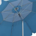 Ομπρέλα θαλάσσης αλουμινίου Malibu Megapap με UPF 50+ προστασία χρώμα ασημί - γαλάζιο Ø2m Ομπρέλα θαλάσσης αλουμινίου Malibu Megapap με UPF 50+ προστασία χρώμα ασημί - γαλάζιο Ø2m