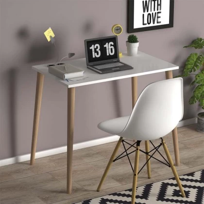 Γραφείο Fiona Megapap χρώμα λευκό 90x55x75εκ. Γραφείο Fiona Megapap χρώμα λευκό 90x55x75εκ.
