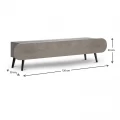 Έπιπλο τηλεόρασης Lotus Megapap χρώμα γκρι ρετρό 120x30x40εκ.