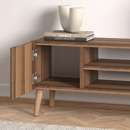 Έπιπλο τηλεόρασης Porto Megapap χρώμα καρυδί 90x32x42εκ. Έπιπλο τηλεόρασης Porto Megapap χρώμα καρυδί 90x32x42εκ.