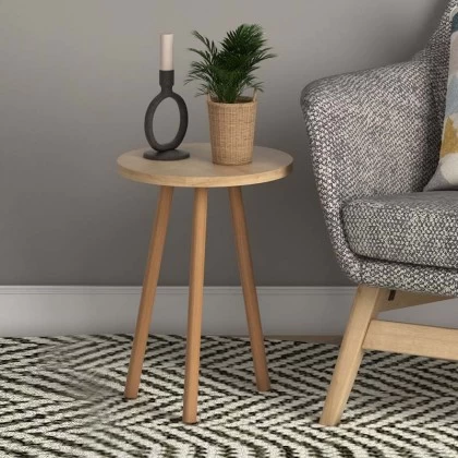 Βοηθητικό τραπεζάκι Roma Megapap χρώμα pine oak 33,5x33,5x46εκ. Βοηθητικό τραπεζάκι Roma Megapap χρώμα pine oak 33,5x33,5x46εκ.