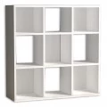 Βιβλιοθήκη Cube Megapap από μελαμίνη χρώμα λευκό 90x30x90εκ. Βιβλιοθήκη Cube Megapap από μελαμίνη χρώμα λευκό 90x30x90εκ.
