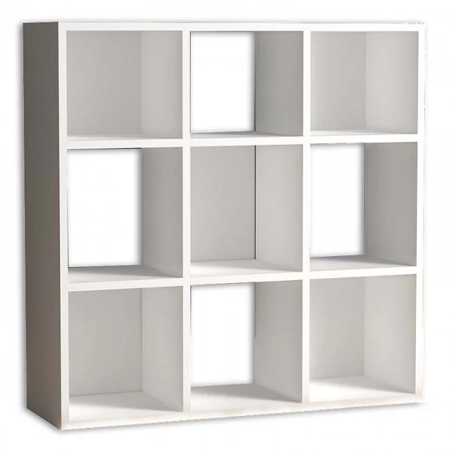 Βιβλιοθήκη Cube Megapap από μελαμίνη χρώμα λευκό 90x30x90εκ. Βιβλιοθήκη Cube Megapap από μελαμίνη χρώμα λευκό 90x30x90εκ.