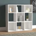 Βιβλιοθήκη Cube Megapap από μελαμίνη χρώμα λευκό 90x30x90εκ. Βιβλιοθήκη Cube Megapap από μελαμίνη χρώμα λευκό 90x30x90εκ.