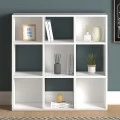 Βιβλιοθήκη Cube Megapap από μελαμίνη χρώμα λευκό 90x30x90εκ. Βιβλιοθήκη Cube Megapap από μελαμίνη χρώμα λευκό 90x30x90εκ.