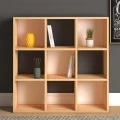 Βιβλιοθήκη Cube Megapap από μελαμίνη χρώμα oak 90x30x90εκ. Βιβλιοθήκη Cube Megapap από μελαμίνη χρώμα oak 90x30x90εκ.