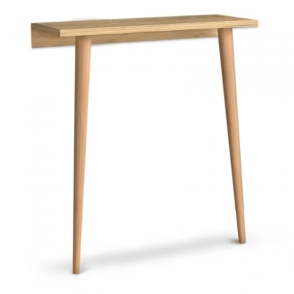 Κονσόλα επιτοίχια Fiona Megapap χρώμα oak 60x22x73εκ. Κονσόλα επιτοίχια Fiona Megapap χρώμα oak 60x22x73εκ.