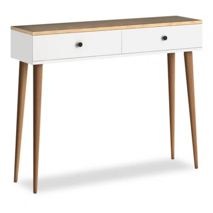 Κονσόλα Alis Megapap χρώμα pine white 110x29x88εκ. Κονσόλα Alis Megapap χρώμα pine white 110x29x88εκ.