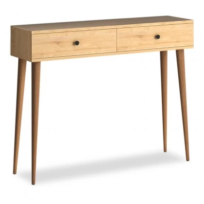 Κονσόλα Alis Megapap χρώμα oak 110x29x88εκ. Κονσόλα Alis Megapap χρώμα oak 110x29x88εκ.