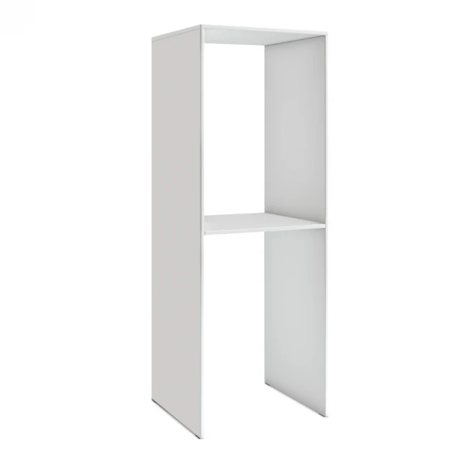 Έπιπλο πλυντηρίου - στεγνωτηρίου Evgenia Megapap χρώμα λευκό 70x60x180εκ.