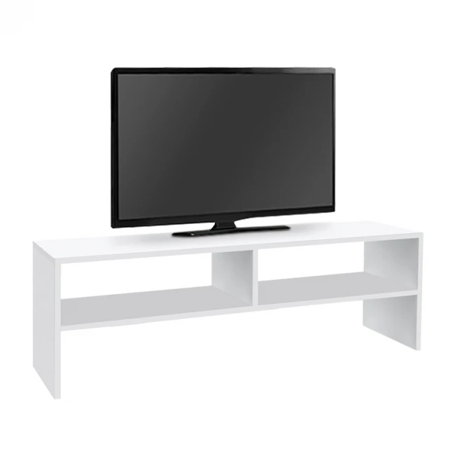 Έπιπλο τηλεόρασης Beirut Megapap χρώμα λευκό 150x30x40εκ.