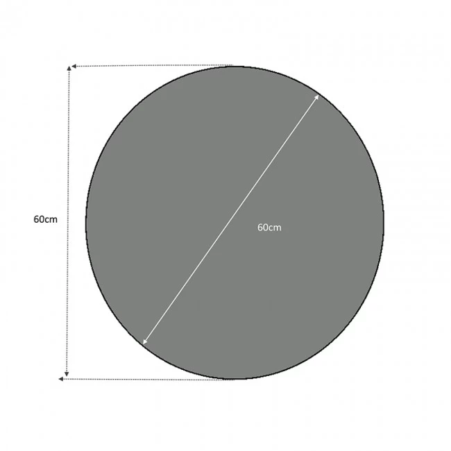 Καθρέφτης τοίχου Losta Megapap χρώμα λευκό 60x60x2,2εκ. Καθρέφτης τοίχου Losta Megapap χρώμα λευκό 60x60x2,2εκ.