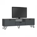 Έπιπλο τηλεόρασης Jasmine Megapap χρώμα γκρι 170x35x50εκ.