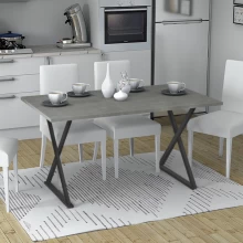 Τραπέζι Bette Megapap χρώμα γκρι σκυροδέματος 140x80x76εκ. Τραπέζι Bette Megapap χρώμα γκρι σκυροδέματος 140x80x76εκ.