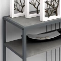 Κονσόλα Kary Megapap χρώμα γκρι σκυροδέματος 120x33x90εκ.
