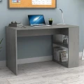 Γραφείο εργασίας Mikro Megapap χρώμα γκρι σκυροδέματος 120x60x75εκ.