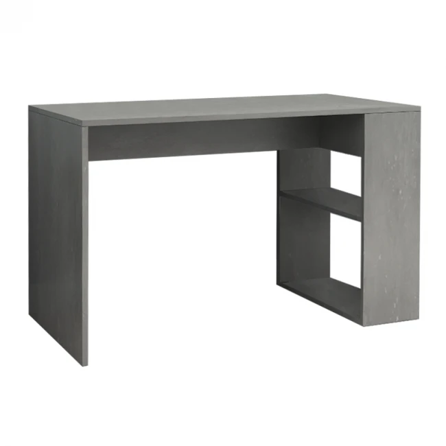 Γραφείο εργασίας Mikro Megapap χρώμα γκρι σκυροδέματος 120x60x75εκ.