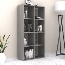 Βιβλιοθήκη Anser Megapap χρώμα γκρι σκυροδέματος 69,8x29x142εκ. Βιβλιοθήκη Anser Megapap χρώμα γκρι σκυροδέματος 69,8x29x142εκ.