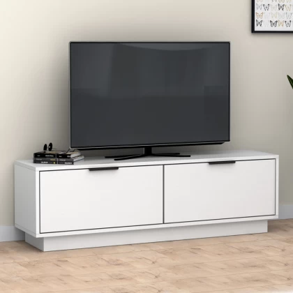 Έπιπλο τηλεόρασης Lisa Megapap χρώμα λευκό 140x35x43cm. Έπιπλο τηλεόρασης Lisa Megapap χρώμα λευκό 140x35x43cm.