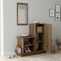Έπιπλο εισόδου Cute Megapap χρώμα καρυδί 90x35x95εκ.