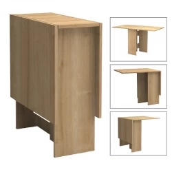 Τραπέζι Pepe Megapap επεκτεινόμενο χρώμα φυσικό οξιάς 28(56+56)x77x75εκ.