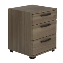 Κομοδίνο - Συρταριέρα γραφείου Roco Megapap χρώμα καρυδί 40x39x57εκ.