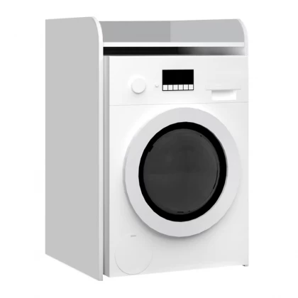 Έπιπλο πλυντηρίου Toren Megapap χρώμα λευκό 65x60x100εκ. Έπιπλο πλυντηρίου Toren Megapap χρώμα λευκό 65x60x100εκ.
