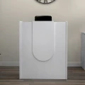 Γραφείο υποδοχής - reception Mezzo Megapap χρώμα λευκό 90x40x110εκ.