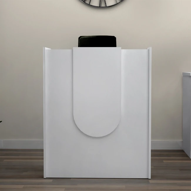 Γραφείο υποδοχής - reception Mezzo Megapap χρώμα λευκό 90x40x110εκ.