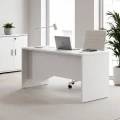Γραφείο επαγγελματικό Venturo Megapap χρώμα λευκό 120x80x75εκ.