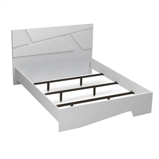 Κρεβάτι Efes Megapap χρώμα λευκό 160x200εκ.