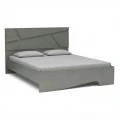 Κρεβάτι Efes Megapap χρώμα γκρι σκυροδέματος 160x200εκ.