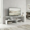 Έπιπλο τηλεόρασης Forever Megapap χρώμα λευκό 120x30x40cm.