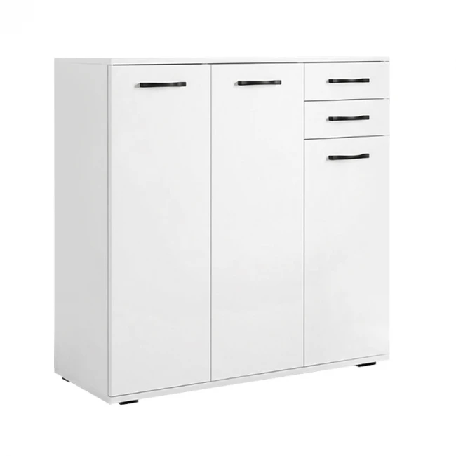 Παπουτσοθήκη - Ντουλάπι Infinity Megapap χρώμα λευκό 108x35x108εκ.
