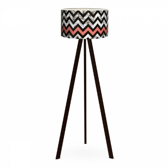 Φωτιστικό δαπέδου Rosling Megapap Mdf/ύφασμα Pvc χρώμα μαύρο/πολύχρωμο 38x38x140εκ. Φωτιστικό δαπέδου Rosling Megapap Mdf/ύφασμα Pvc χρώμα μαύρο/πολύχρωμο 38x38x140εκ.