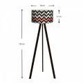 Φωτιστικό δαπέδου Rosling Megapap Mdf/ύφασμα Pvc χρώμα μαύρο/πολύχρωμο 38x38x140εκ. Φωτιστικό δαπέδου Rosling Megapap Mdf/ύφασμα Pvc χρώμα μαύρο/πολύχρωμο 38x38x140εκ.