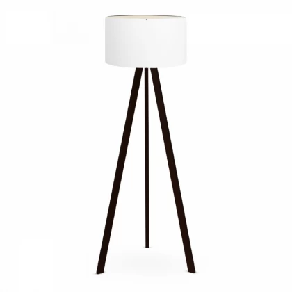 Φωτιστικό δαπέδου Rosling Megapap Mdf/ύφασμα Pvc χρώμα μαύρο - λευκό 38x38x140εκ. Φωτιστικό δαπέδου Rosling Megapap Mdf/ύφασμα Pvc χρώμα μαύρο - λευκό 38x38x140εκ.