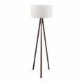 Φωτιστικό δαπέδου Rosling Megapap Mdf/ύφασμα Pvc χρώμα καρυδί - λευκό 38x38x140εκ. Φωτιστικό δαπέδου Rosling Megapap Mdf/ύφασμα Pvc χρώμα καρυδί - λευκό 38x38x140εκ.