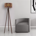 Φωτιστικό δαπέδου Rosling Megapap Mdf/ύφασμα Pvc χρώμα καρυδί - πολύχρωμο 38x38x140εκ. Φωτιστικό δαπέδου Rosling Megapap Mdf/ύφασμα Pvc χρώμα καρυδί - πολύχρωμο 38x38x140εκ.